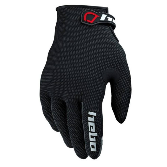 Bike fullfinger gloves HEBO TRIAL TEAM II | Adult | Black