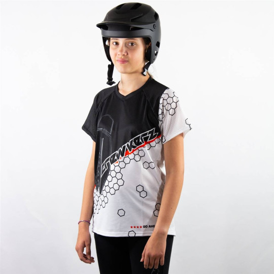 Cyklistický dres s krátkým rukávem CREWKERZ BEE | Dětský