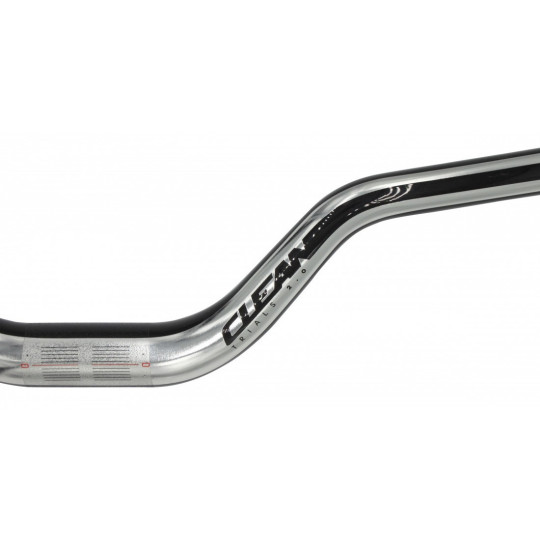 Carbon handlebars CLEAN TRIALS 103 | V3 | black-silver
