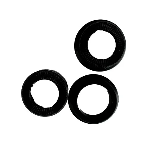 WAW Pair of WAW Ultimate 120 rear hub spacers | black