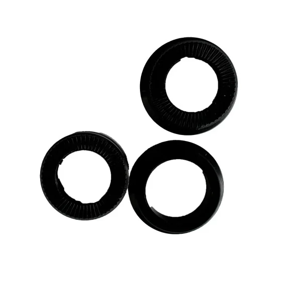 WAW Pair of WAW Ultimate 120 rear hub spacers | black