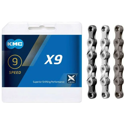 Chain KMC | X9 | 1/2" x 11/128" | 114 links | silver | box